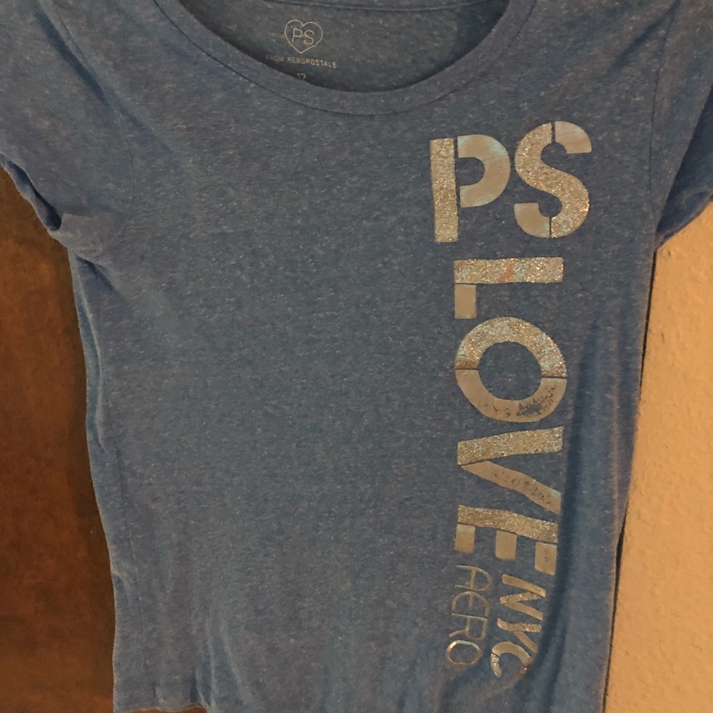 PS Aeropostale girl’s size 11  grey shirt